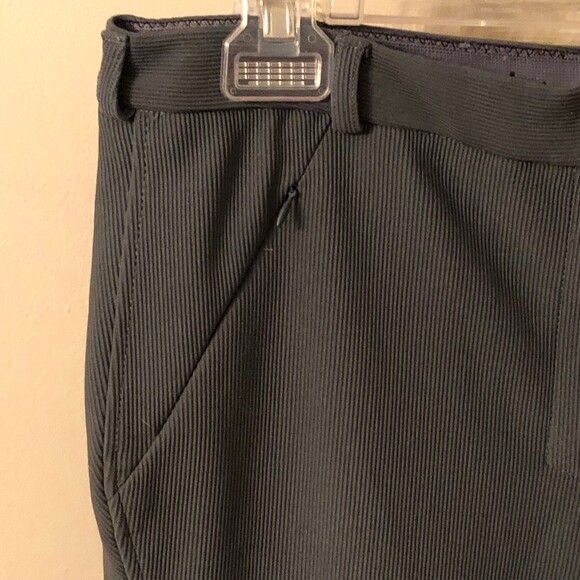 TUFFRIDER ZIP FRONT KNEE PATCH BREECHES 32 LOW RISE SMOKE GREY - Picture 4 of 7